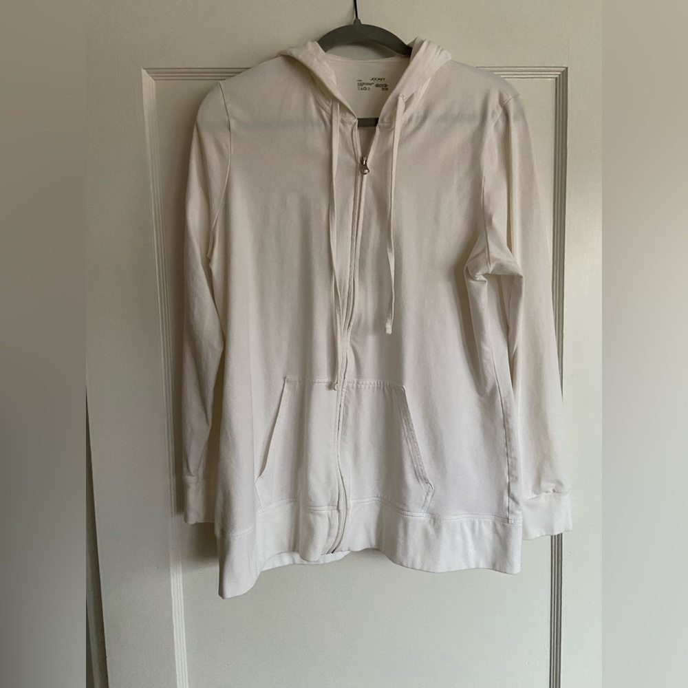 White Jockey hoodie